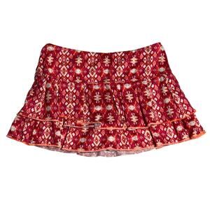 Lucky in Love Tennis Skirt Skort S Red 4-6 Lined